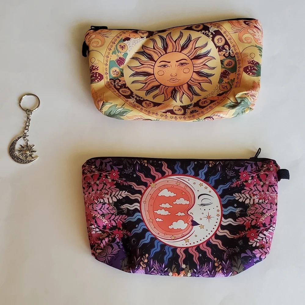 Sun & Moon Bags & Keychain Bag Charm New